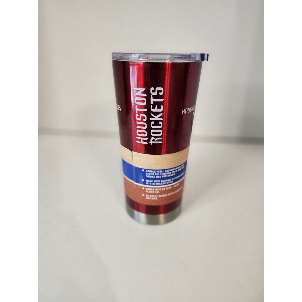 Houston Rockets Travel Tumbler 20oz Ultra Red